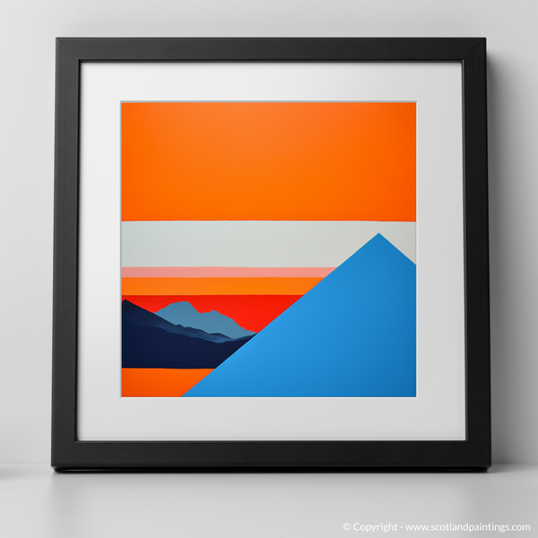 Framed version of Glen Coe