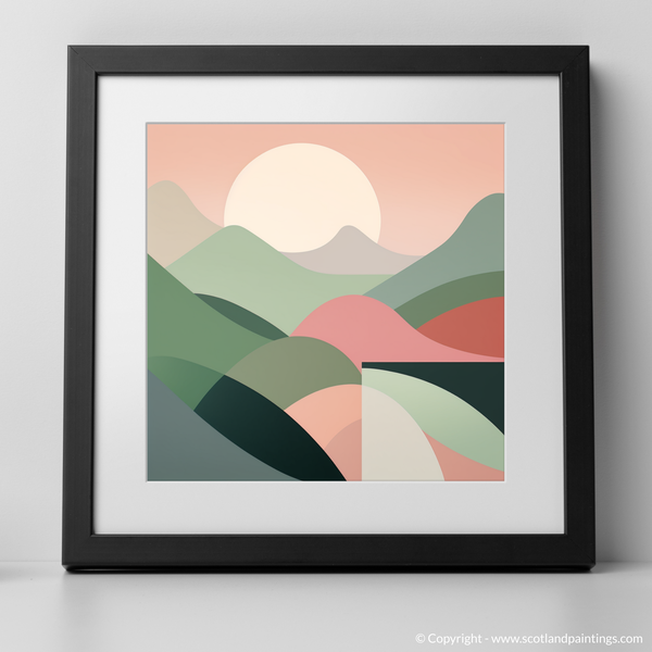 Framed version of Glen Coe