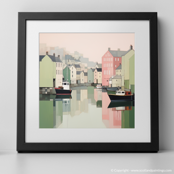 Framed version of Mallaig Harbour