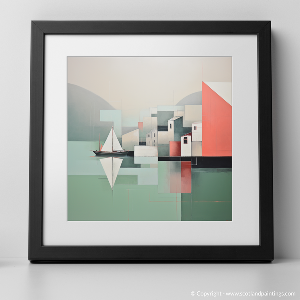 Framed version of Portree Harbour