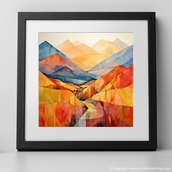 Framed version of Glen Shiel