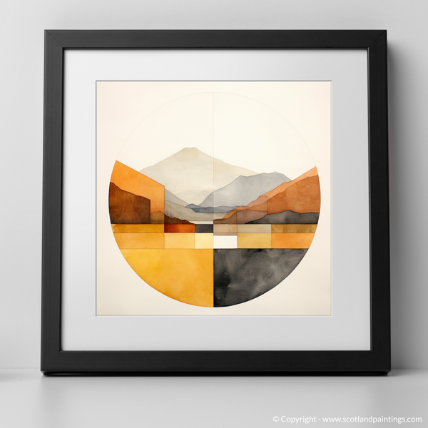 Framed version of Glen Shiel