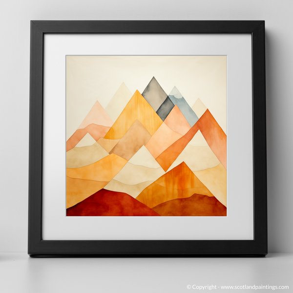 Framed version of Glen Coe