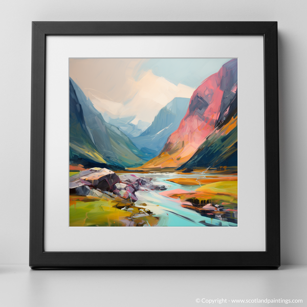 Framed version of Glen Coe