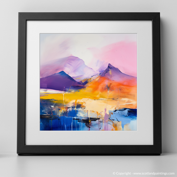 Framed version of Ben Lawers