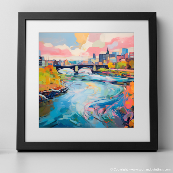 Framed version of River Clyde