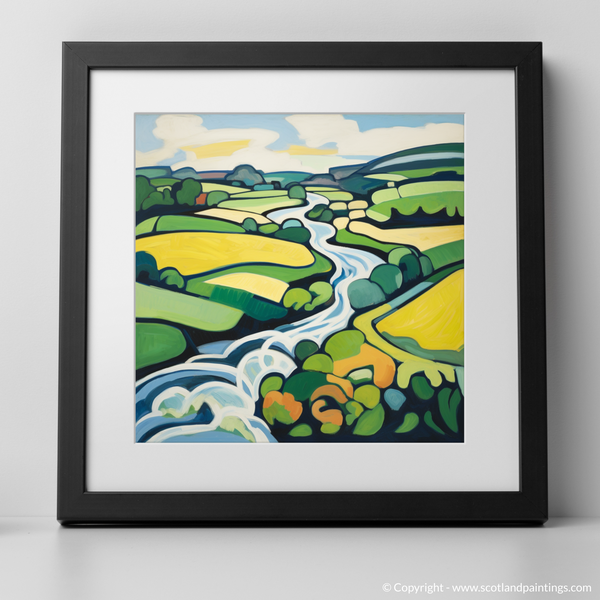 Framed version of River Tweed