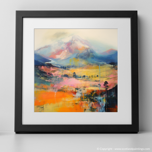 Framed version of Ben Lawers