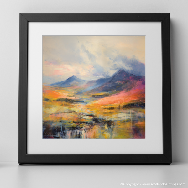 Framed version of Ben Lawers