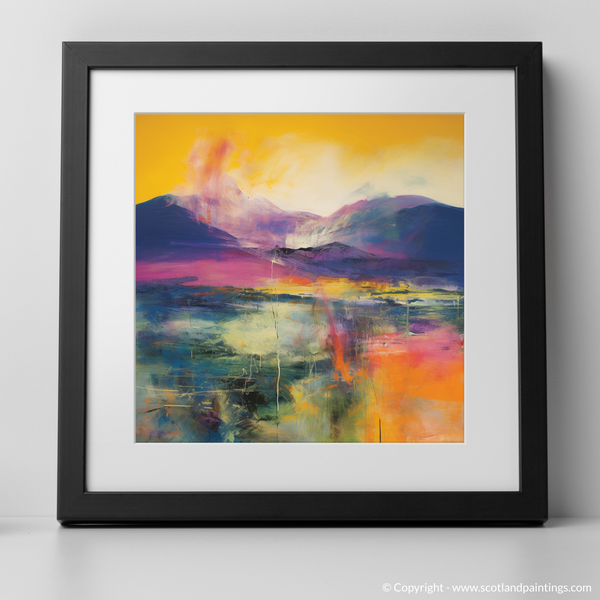 Framed version of Ben Lawers