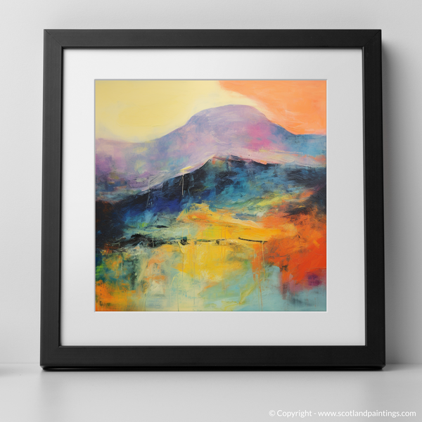 Framed version of Ben Lawers