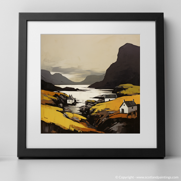 Framed version of Isle of Raasay