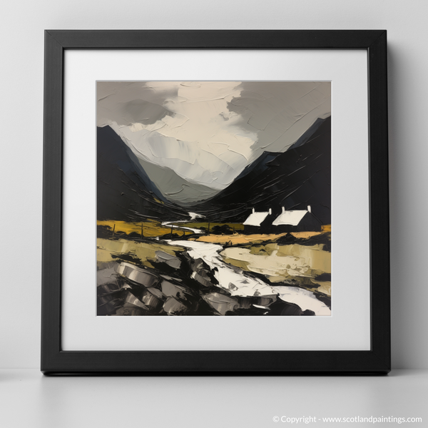 Framed version of Creag Leacach