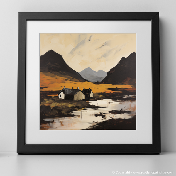 Framed version of Creag Leacach