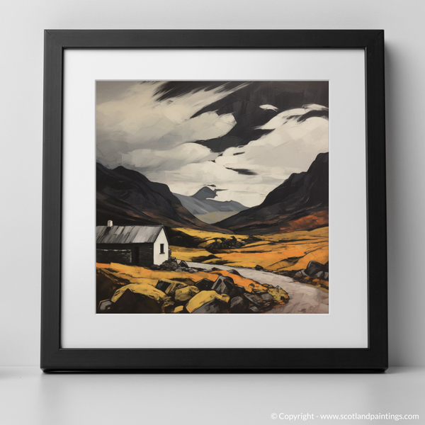 Framed version of Creag Leacach