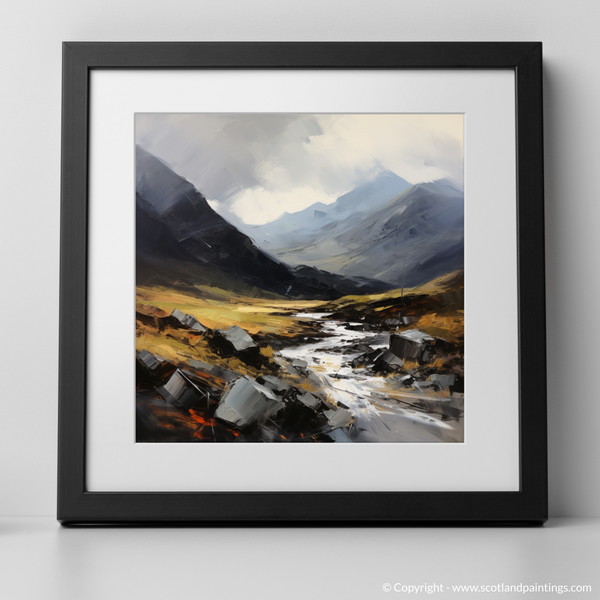 Framed version of Glen Shiel