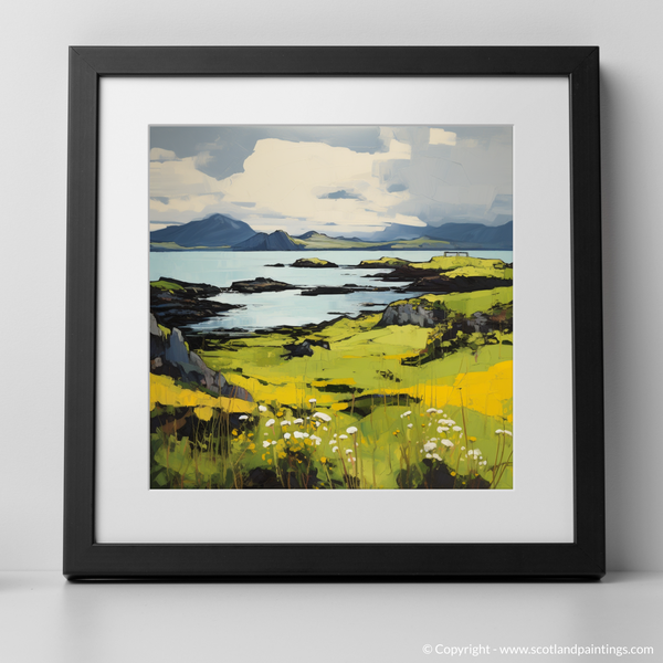 Framed version of Isle of Canna