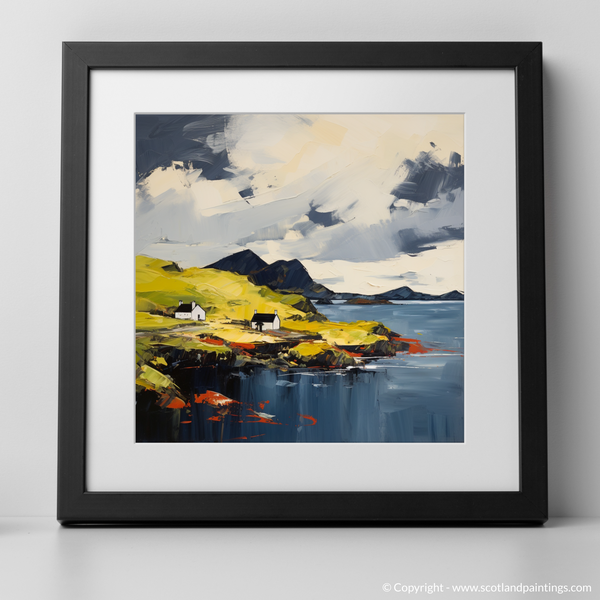 Framed version of Isle of Raasay