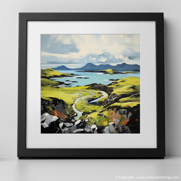 Framed version of Isle of Raasay