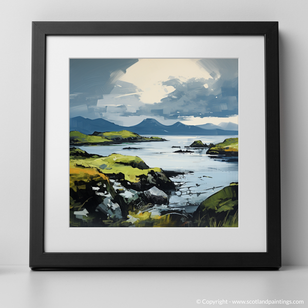 Framed version of Isle of Raasay