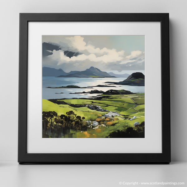 Framed version of Isle of Raasay