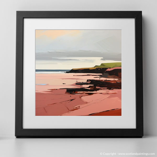 Framed version of St Cyrus Beach