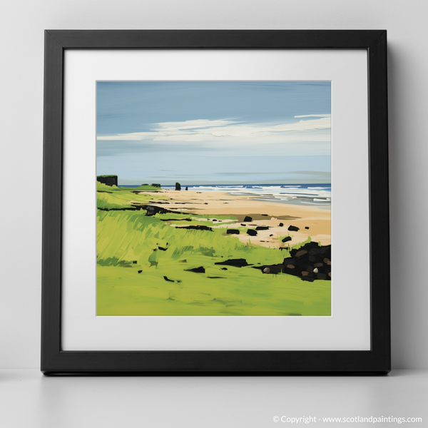 Framed version of St Cyrus Beach