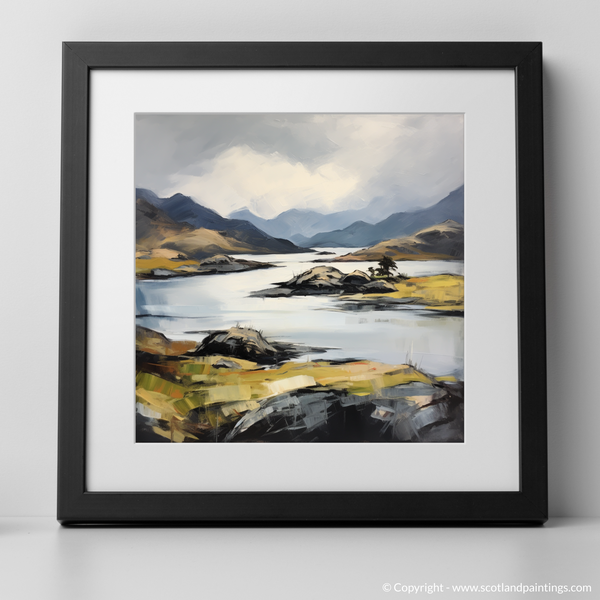 Framed version of Loch Morar