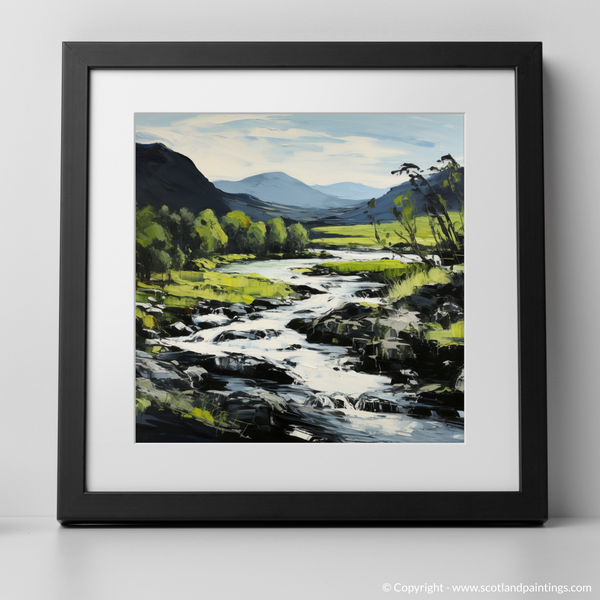 Framed version of River Garry