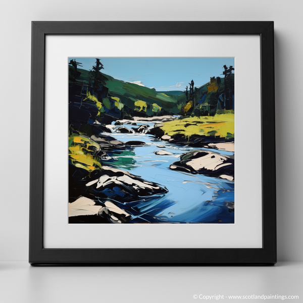 Framed version of River Garry