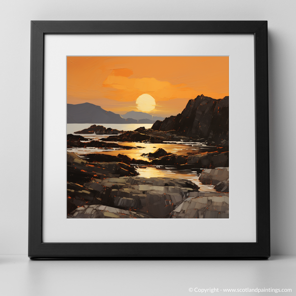 Framed version of Easdale Sound