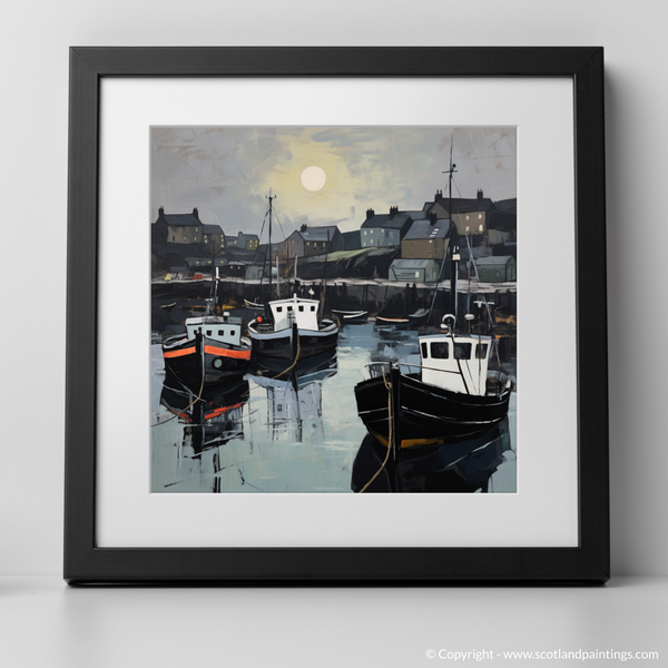 Framed version of Eyemouth Harbour