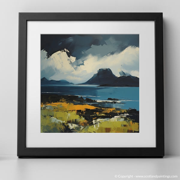 Framed version of Isle of Rum