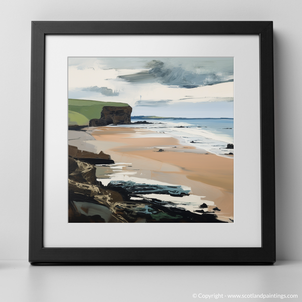 Framed version of Lunan Bay