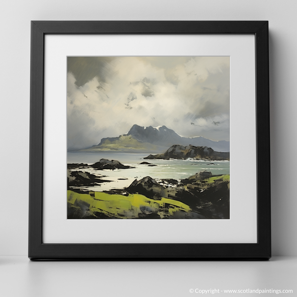 Framed version of Isle of Eigg