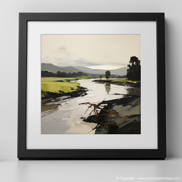 Framed version of River Leven