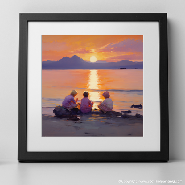 Framed version of Saltcoats Beach