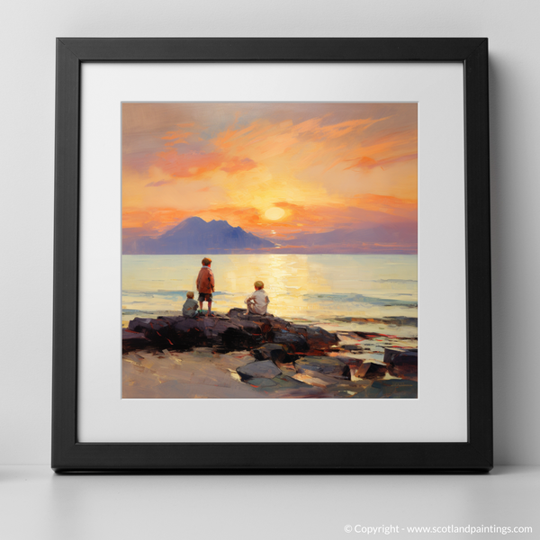 Framed version of Saltcoats Beach