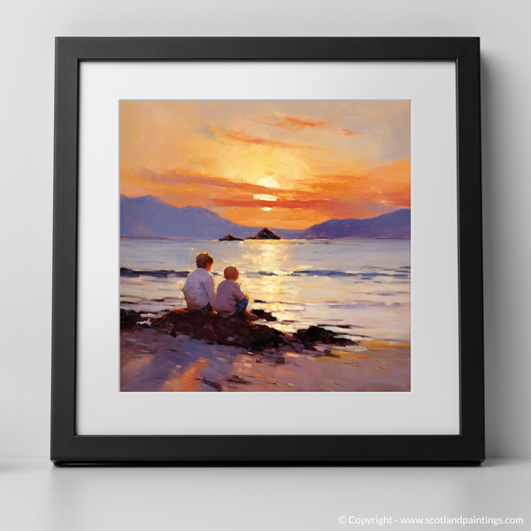 Framed version of Saltcoats Beach