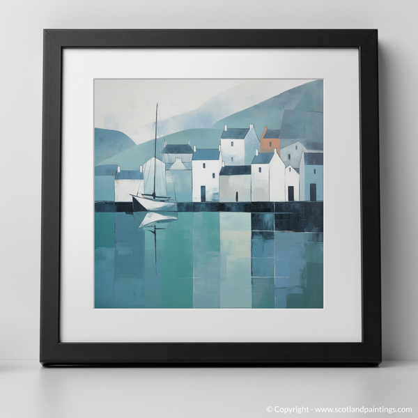 Framed version of Portree Harbour