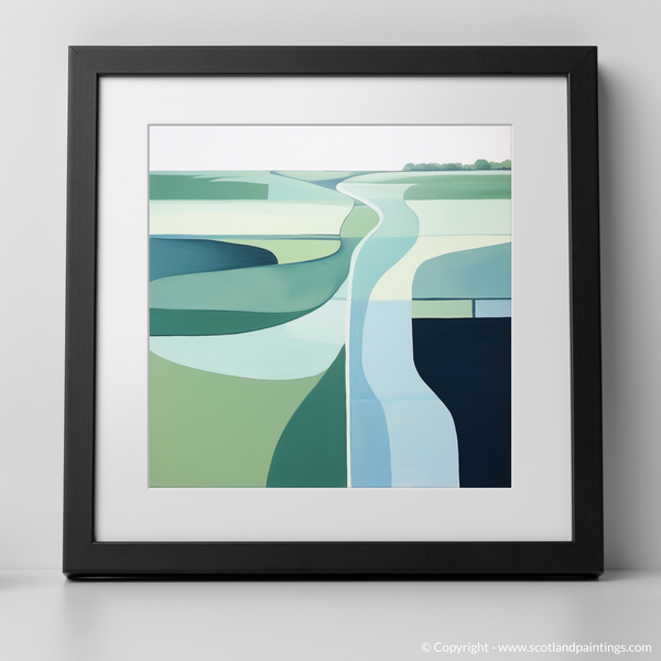 Framed version of River Lossie