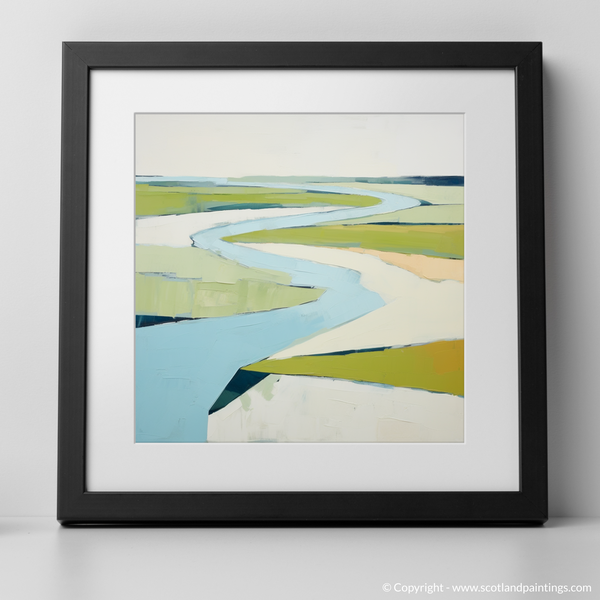 Framed version of River Lossie