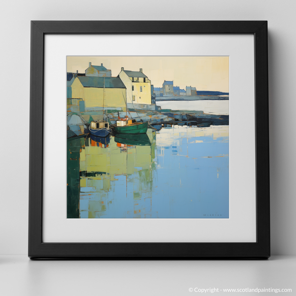 Framed version of Macduff Harbour