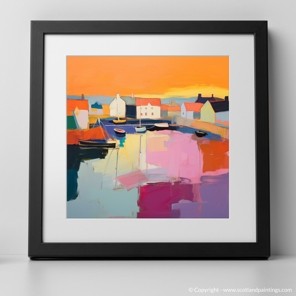 Framed version of Pittenweem Harbour