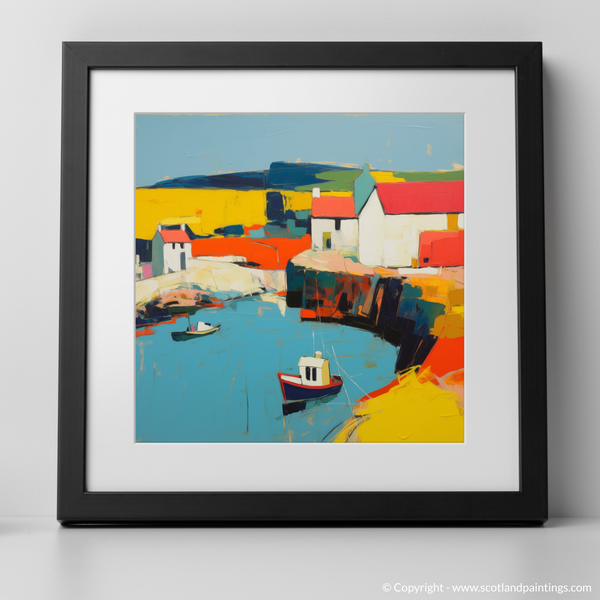 Framed version of Cove Harbour