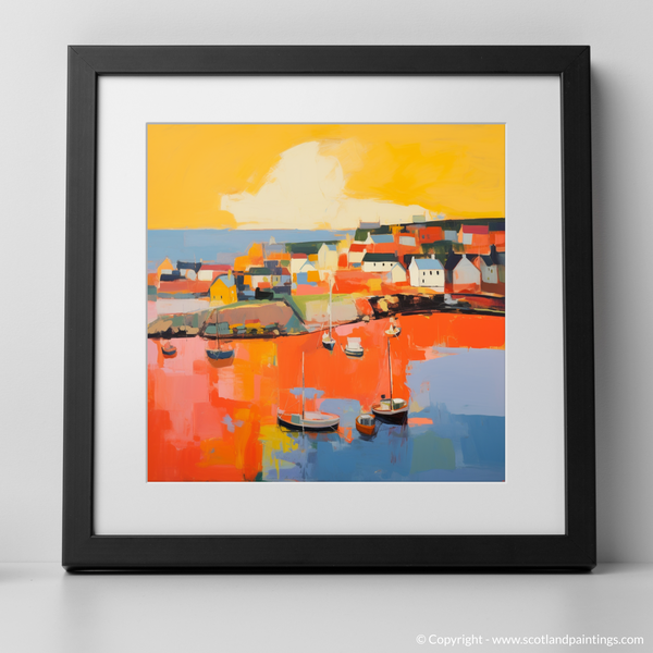 Framed version of Portnahaven Harbour