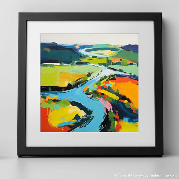 Framed version of River Tweed