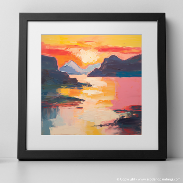 Framed version of Shieldaig Bay