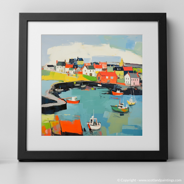 Framed version of Eyemouth Harbour