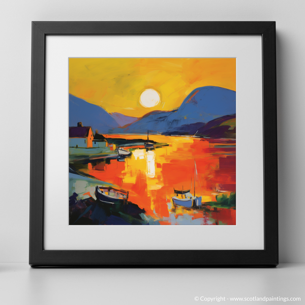 Framed version of Ullapool Harbour